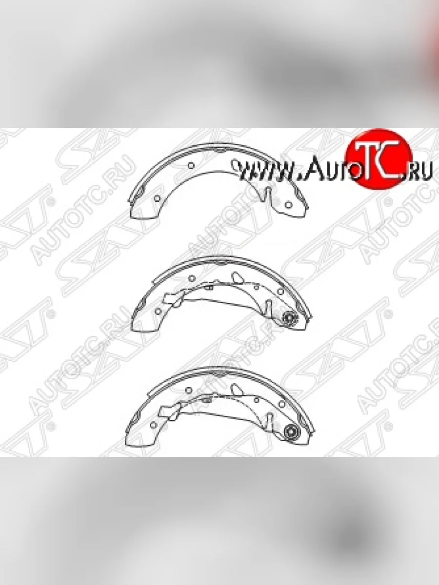 Колодки тормозные SAT (задние) Toyota Avensis T220 седан рестайлинг (2000-2003)  в Самаре Самарской области