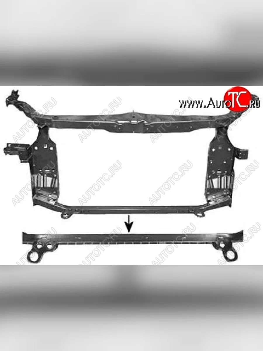 Панель передняя SPARD (для двигателя 2L) Nissan Qashqai +2 1 J10 дорестайлинг (2008-2010)  в Керчи Республика Крым