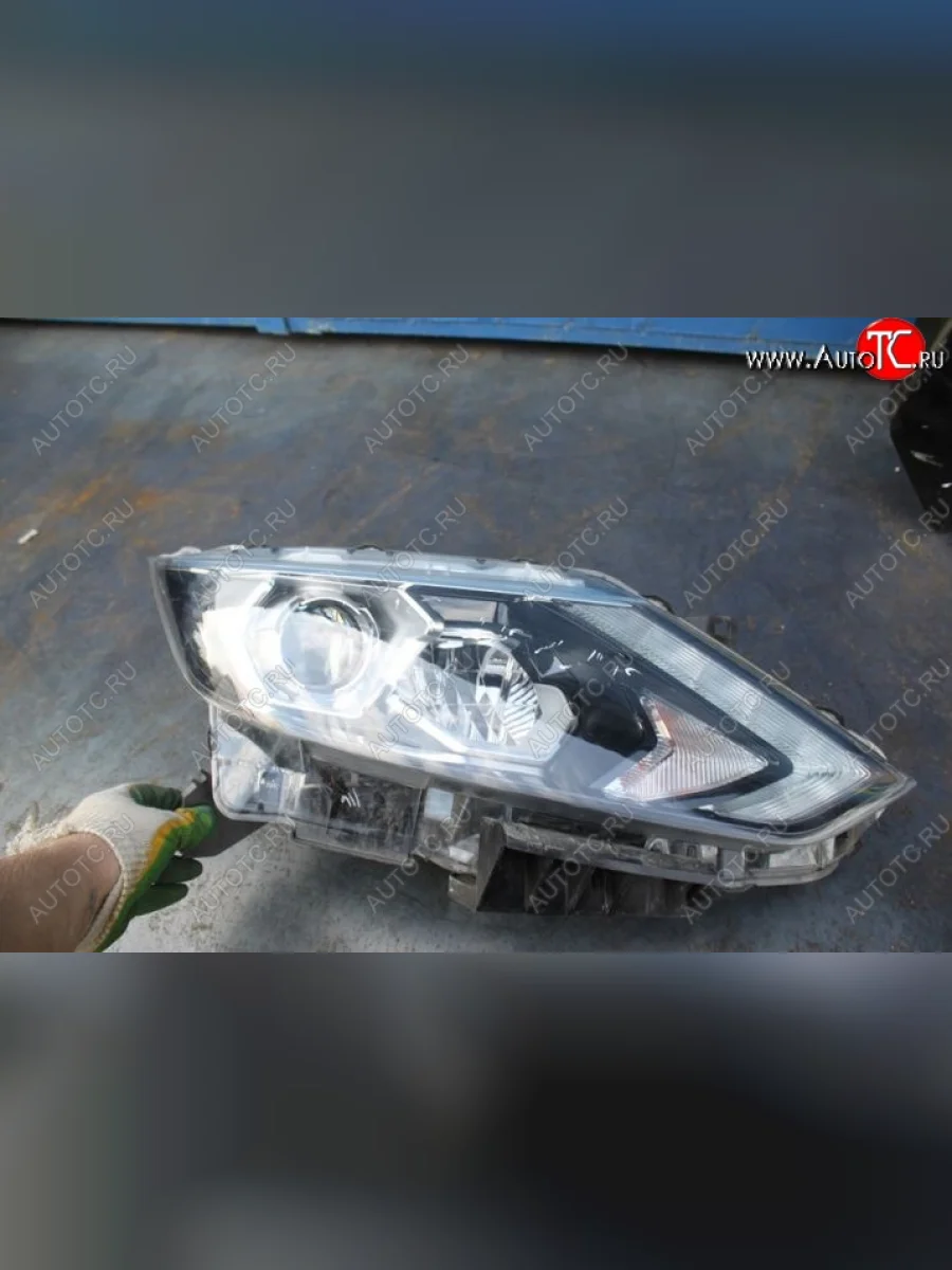 Фара BRIGHTROAD (под корректор диодная, галоген, левая) Nissan Qashqai 2 J11 рестайлинг (2017-2022)  в Керчи Республика Крым