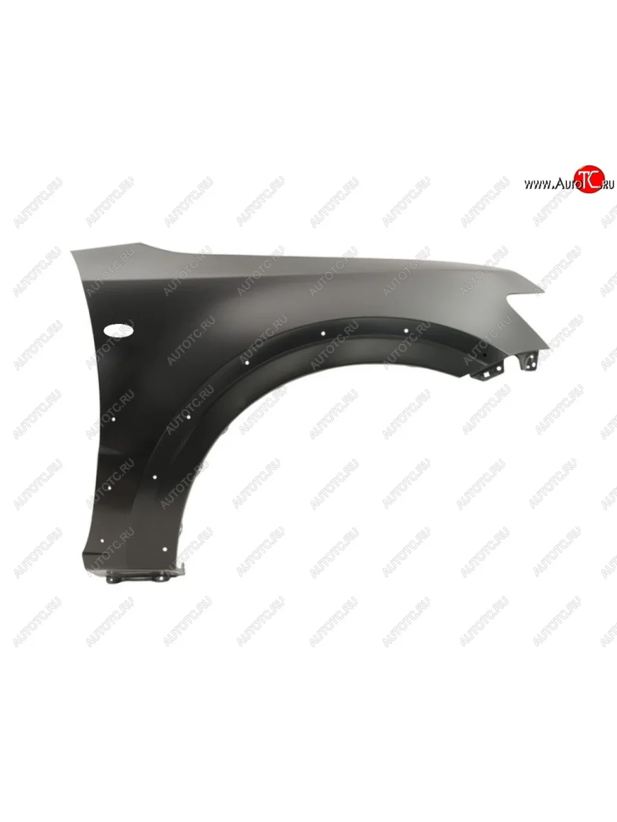 Крыло переднее SPARD (с отв. под повторитель, правое) Mitsubishi Pajero 4 V80 дорестайлинг (2006-2011) (Неокрашенное)  в Керчи Республика Крым