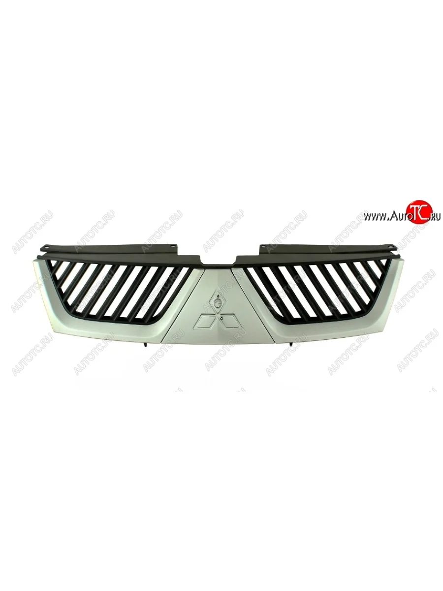 Решетка радиатора SPARD (хром) Mitsubishi Outlander XL (CW)  дорестайлинг (2005-2009) (Неокрашенная)  в Самаре Самарской области