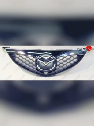 Решетка радиатора SPARD (с хромом) Mazda 3/Axela BK дорестайлинг, хэтчбэк (2003-2006)