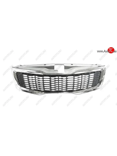 Решетка радиатора SPARD (с хромом) KIA Rio 3 QB дорестайлинг седан (2011-2015)