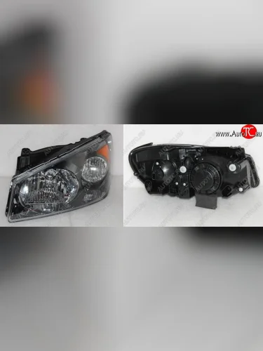 Фара BRIGHTROAD (под мех. корректор левая) KIA Cerato 1 LD седан дорестайлинг (2003-2007)