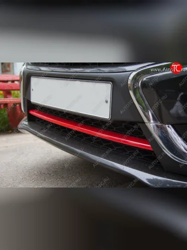 Накладка на передний бампер АртФорм (Окрашенная) Лада ВАЗ Веста 2180 седан дорестайлинг (2015-2023)