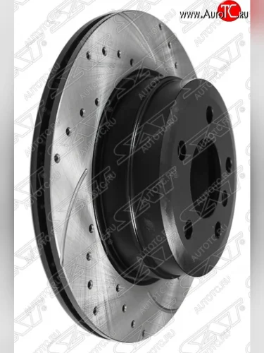 Комплект задних тормозных дисков SAT (перфорированые) BMW X5 E53 рестайлинг (2003-2006)