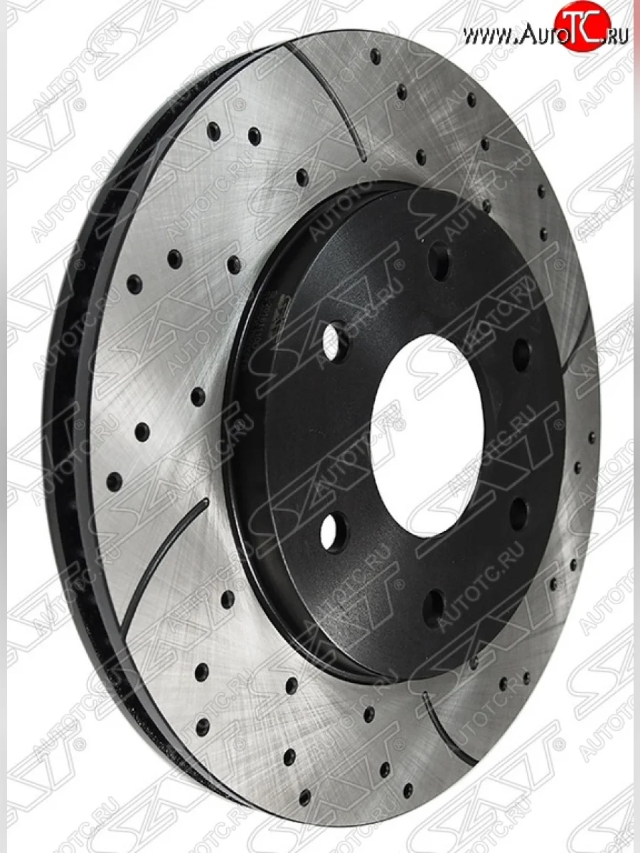 Комплект тормозных дисков SAT (перфорированые, передние, d 320) INFINITI QX56 JA60 рестайлинг (2007-2010)  с доставкой в г. Керчь