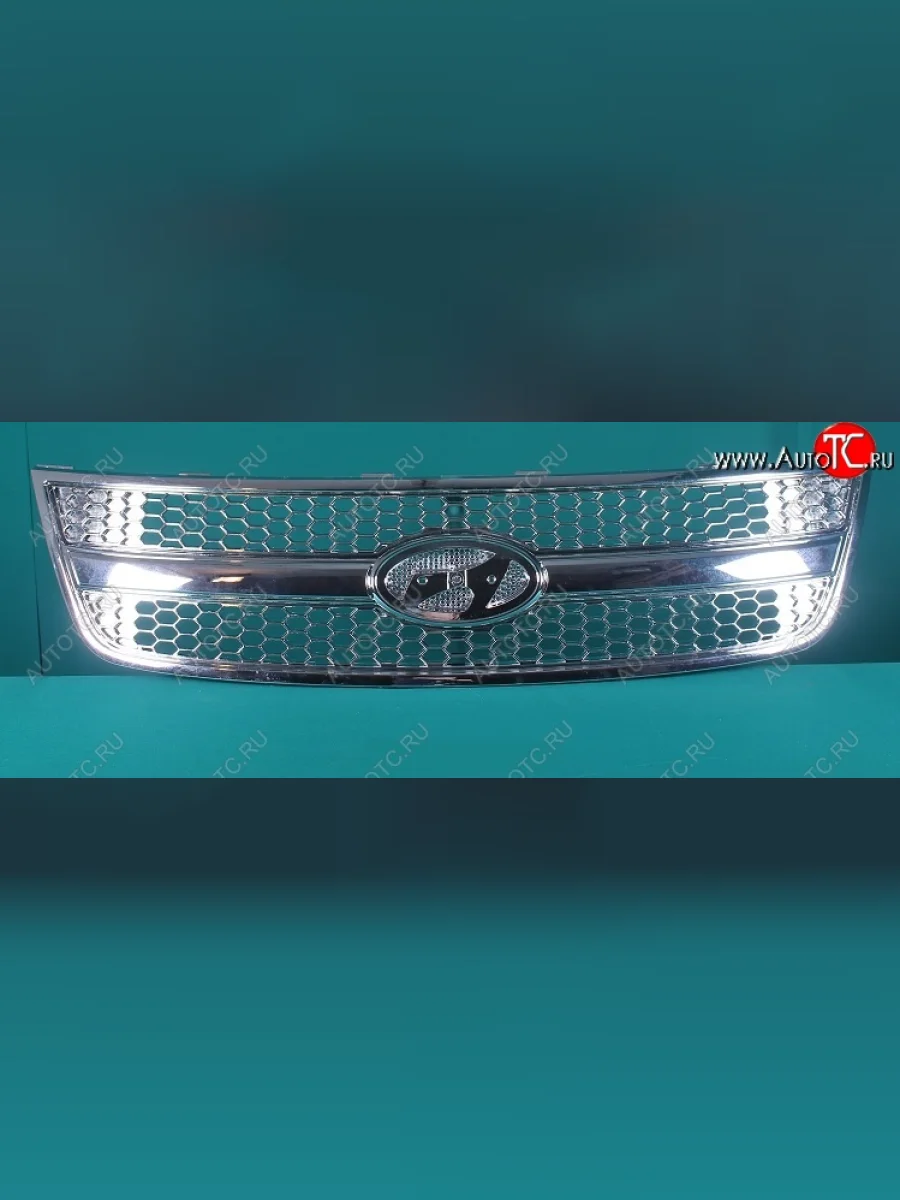 Решетка радиатора SPARD (с хромом) Hyundai Starex/Grand Starex/H1 TQ рестайлинг (2014-2018) (Неокрашенная)  в Воронеже Воронежской области