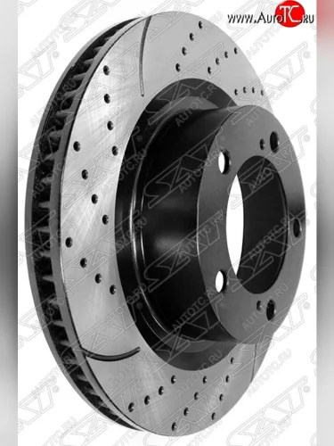 Комплект тормозных дисков SAT (передние, перфорированые, Ø353) Lexus LX570 J200 1-ый рестайлинг (2012-2015)