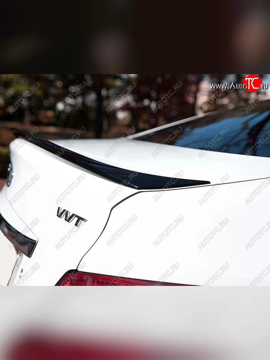 Лип-спойлер АвтоКрат Hyundai Solaris RBr седан рестайлинг (2014-2017) (Неокрашенный)  в Перми Пермском крае