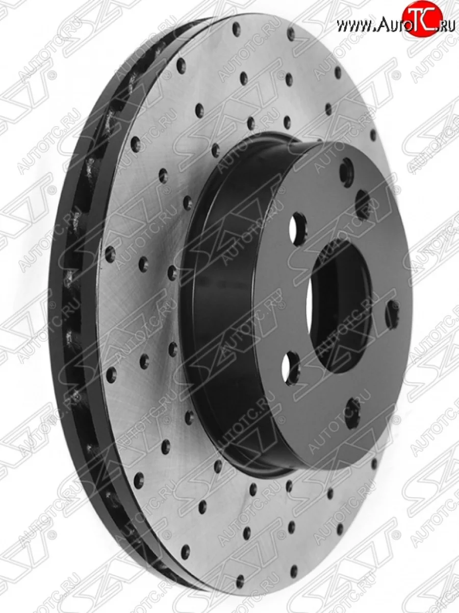 Комплект тормозных дисков SAT (перфорированые, Ø295)  Mercedes-Benz C-Class (2007-2015) W204  в Самаре Самарской области