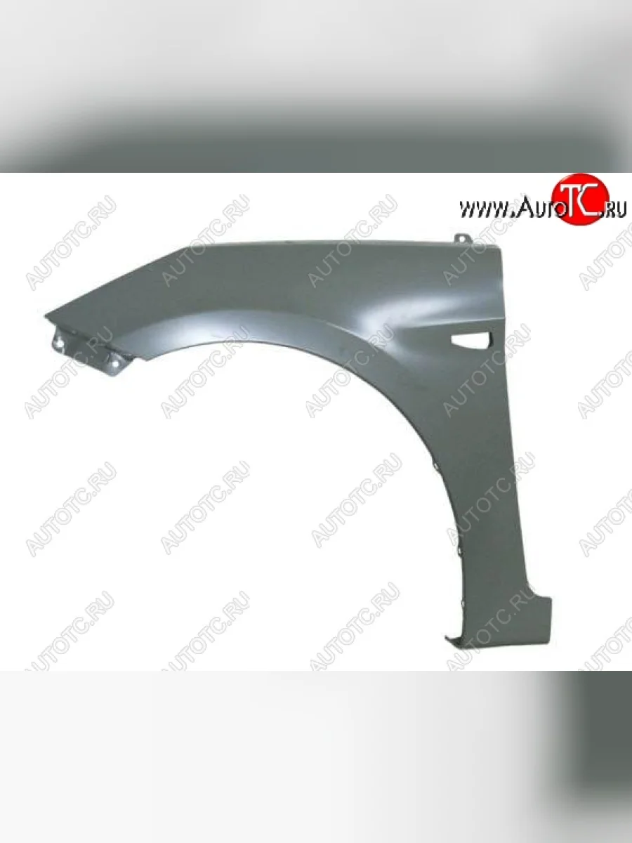 Крыло переднее (с отв. под повторитель, левое) Hyundai Solaris RBr седан дорестайлинг (2010-2014) (Неокрашенное)  с доставкой в г. Пермь