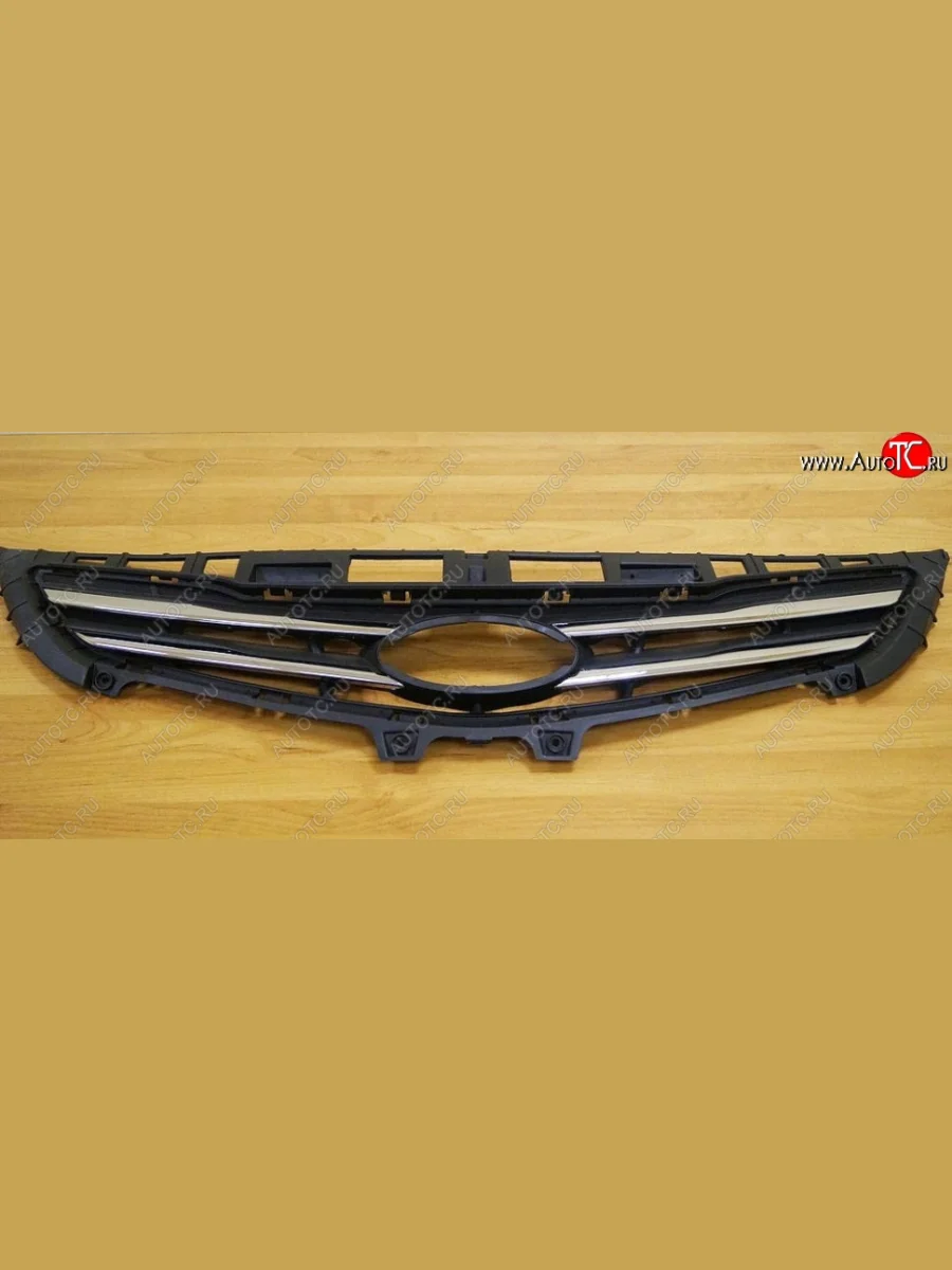 Решетка радиатора SPARD Hyundai Solaris RBr хэтчбэк рестайлинг (2014-2017) (Неокрашенная)  в Керчи Республика Крым