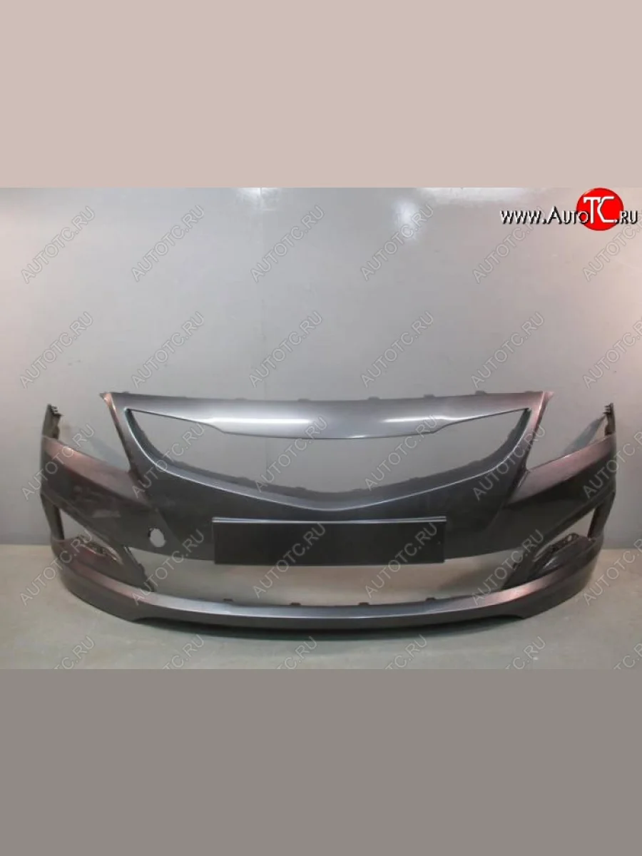 Бампер передний SPARD Hyundai Solaris RBr хэтчбэк рестайлинг (2014-2017) (Неокрашенный)  в Керчи Республика Крым