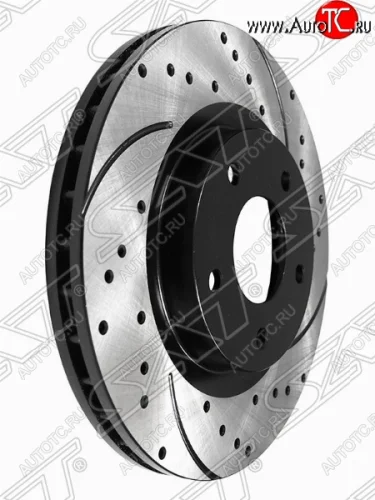 Комплект тормозных дисков SAT (перфорированые, передние, d 294) Mitsubishi Outlander XL (CW)  рестайлинг (2010-2013)