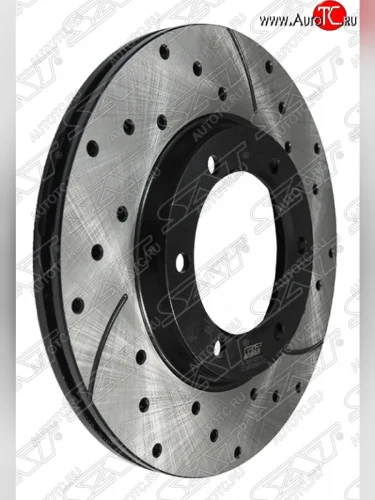 Комплект тормозных дисков SAT (перфорированые, передние, d 273) Mitsubishi centre typ 6 (1993-2002)