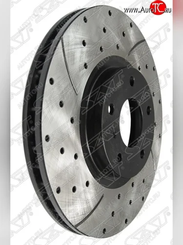 Комплект тормозных дисков SAT (перфорированые, передние, d 320) Nissan Skyline V35 (2001-2007)