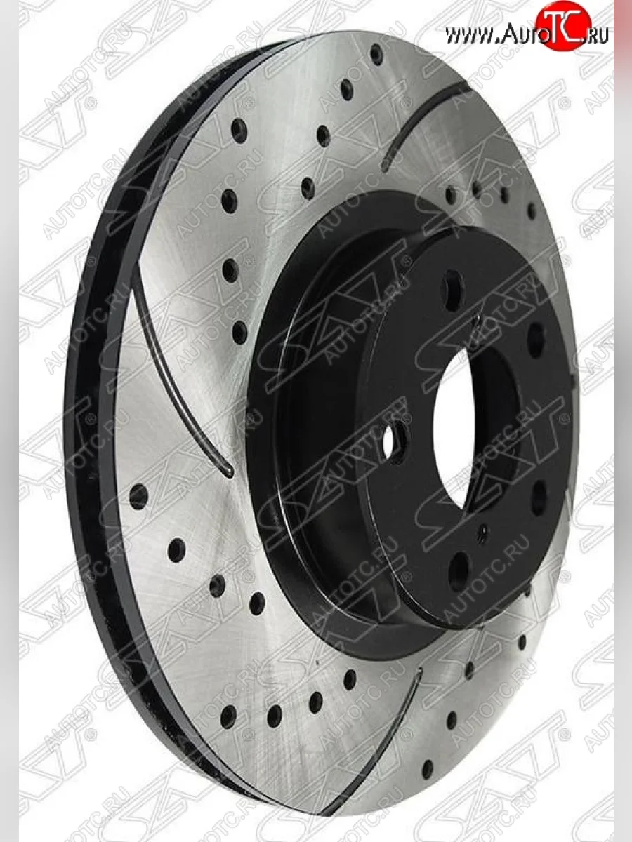 Комплект тормозных дисков SAT (перфорированые, передние, d 276) Subaru Legacy BD/B11 седан дорестайлинг (1993-1996)  в Керчи Республика Крым