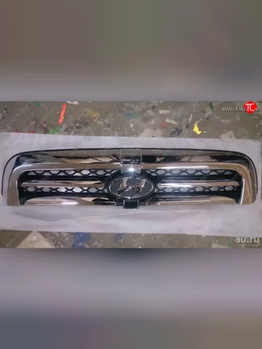 Решетка радиатора SPARD (хромированная) Hyundai Santa Fe SM (2000-2012)