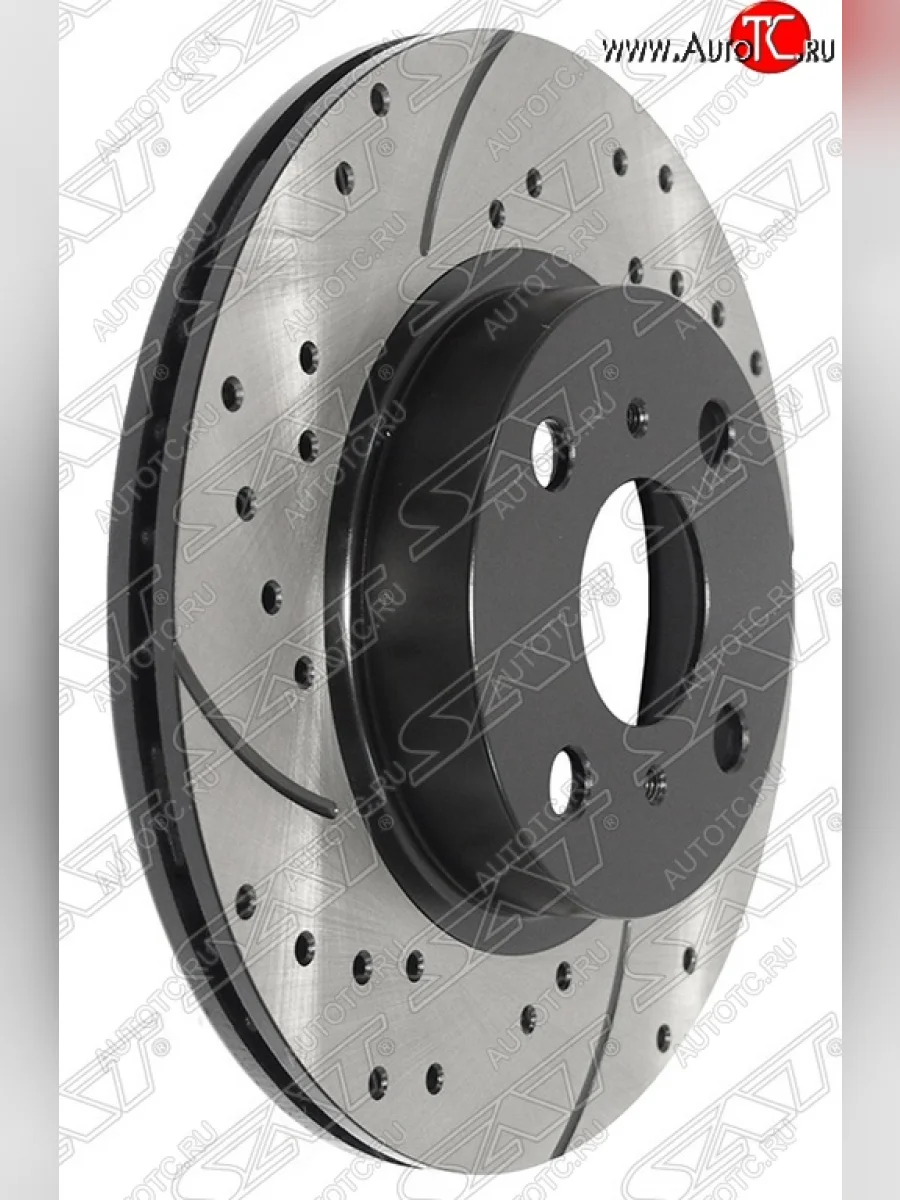 Диск тормозной SAT (передний, d 258) Toyota Corolla E100 седан (1991-2002)  в Перми Пермском крае