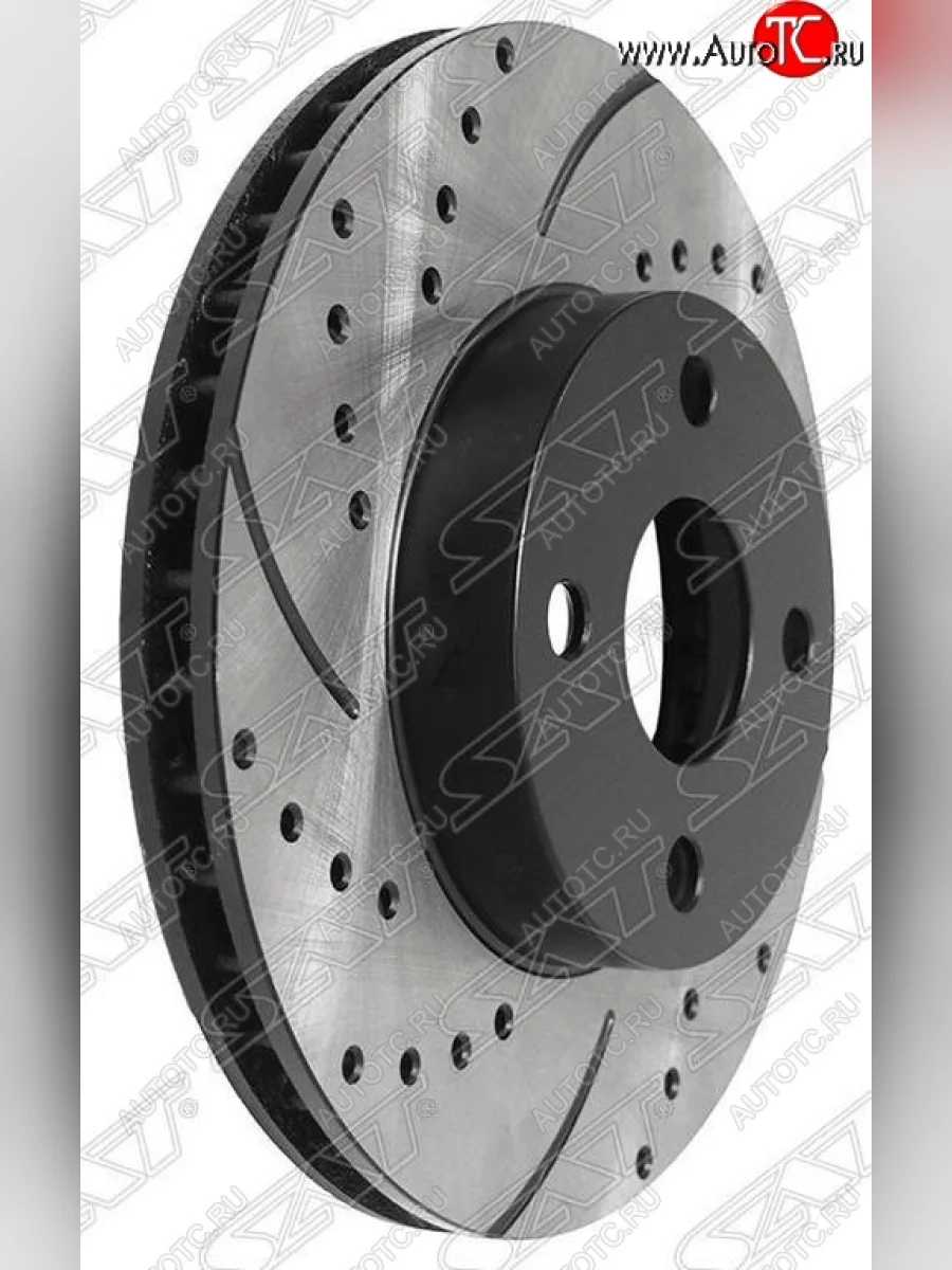 Диск тормозной SAT (передний, d 255) Toyota Allex E12# 2-ой рестайлинг (2004-2006)  в Керчи Республика Крым