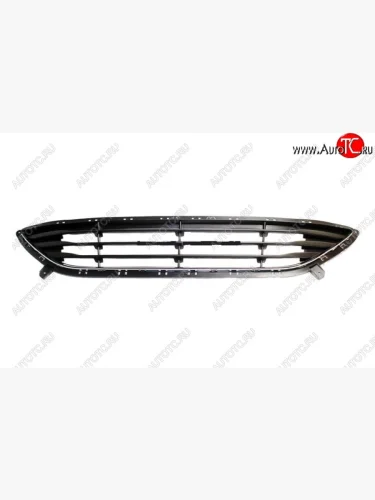 Решетка в передний бампер SPARD (чёрная) Hyundai Elantra MD дорестайлинг (2010-2013)