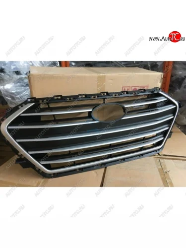 Решетка радиатора SPARD (с хром накладкой) Hyundai Elantra AD дорестайлинг (2016-2019)