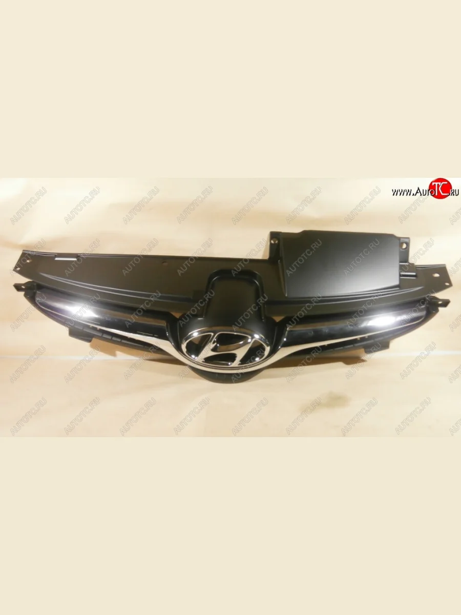 Решетка радиатора SPARD (с хромом) Hyundai Elantra MD рестайлинг (2013-2016) (Неокрашенная)  в Керчи Республика Крым