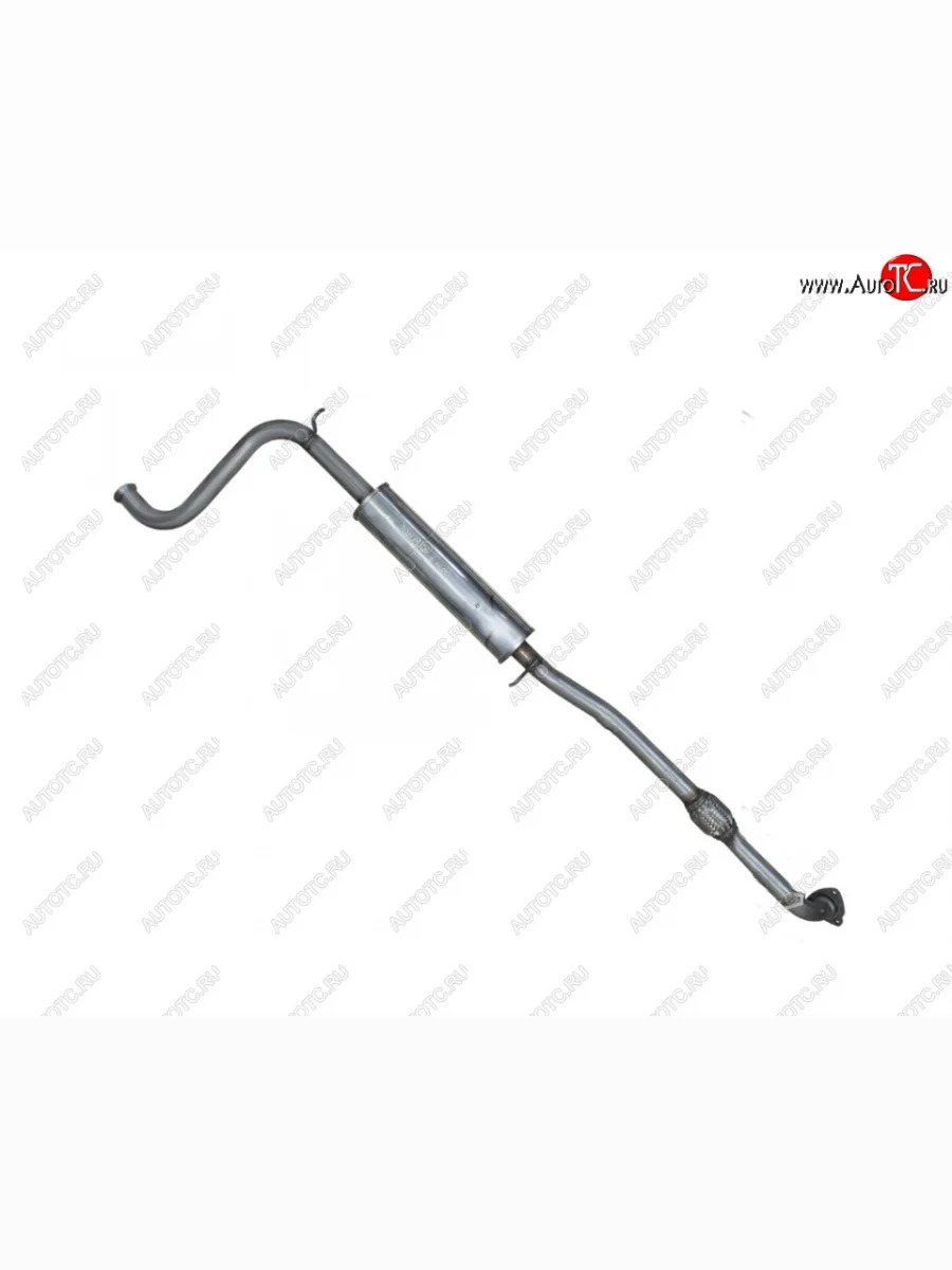 Резонатор (с виброкомпенсатором) ПРЕМИУМ Автоглушитель-НН Лада ВАЗ Гранта 2190 седан  дорестайлинг (2011-2017)  в Керчи Республика Крым