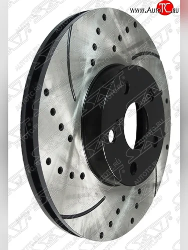 Комплект тормозных дисков SAT (перфорированые, передние, d 275) Toyota Allion T240 седан дорестайлинг (2001-2004)