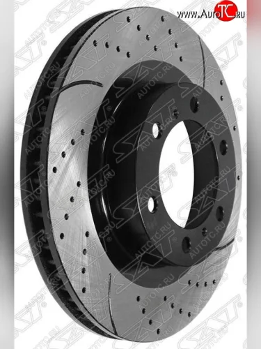 Диск тормозной SAT (передний, d 338) Toyota Land Cruiser Prado  J150 (2009-2013) дорестайлинг