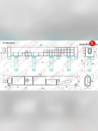 Катушка зажигания SAT Chevrolet Lacetti универсал (2002-2013)