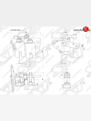 Катушка зажигания SAT Hyundai Elantra HD (2006-2011)