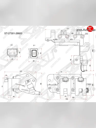 Катушка зажигания SAT KIA Cerato 1 LD седан рестайлинг (2005-2008)