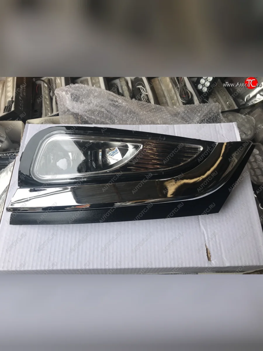 Комплект противотуманных фар SVS Лада ВАЗ Веста SW 2181 универсал дорестайлинг (2017-2022) (С хром вставками)  в Самаре Самарской области