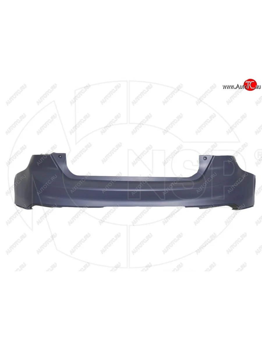 Бампер задний NSP Ford Focus 3 хэтчбэк дорестайлинг (2010-2015) (без парктроника, Неокрашенный)  в Перми Пермском крае