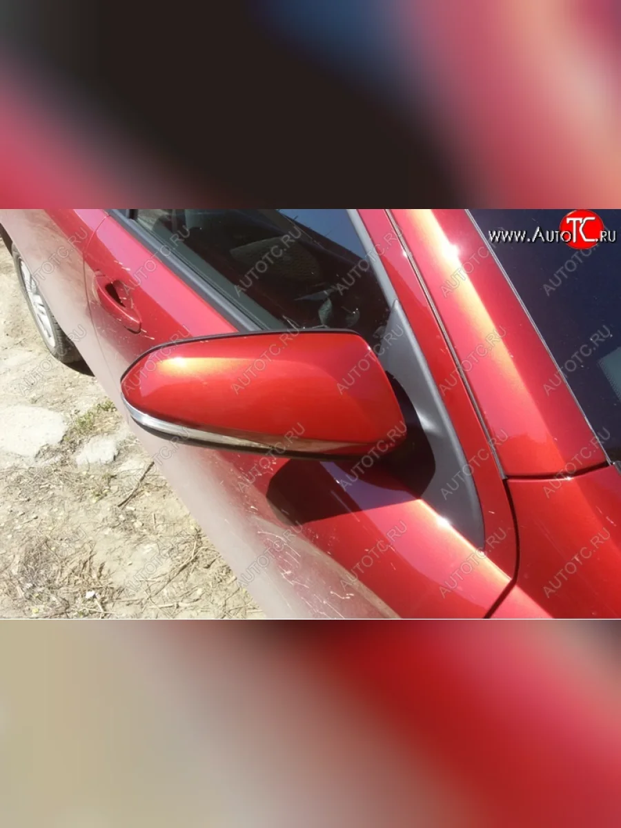 Накладки на зеркала К2 Лада ВАЗ Веста Кросс SW 2181 универсал дорестайлинг (2017-2023) (Неокрашенные)  в Перми Пермском крае