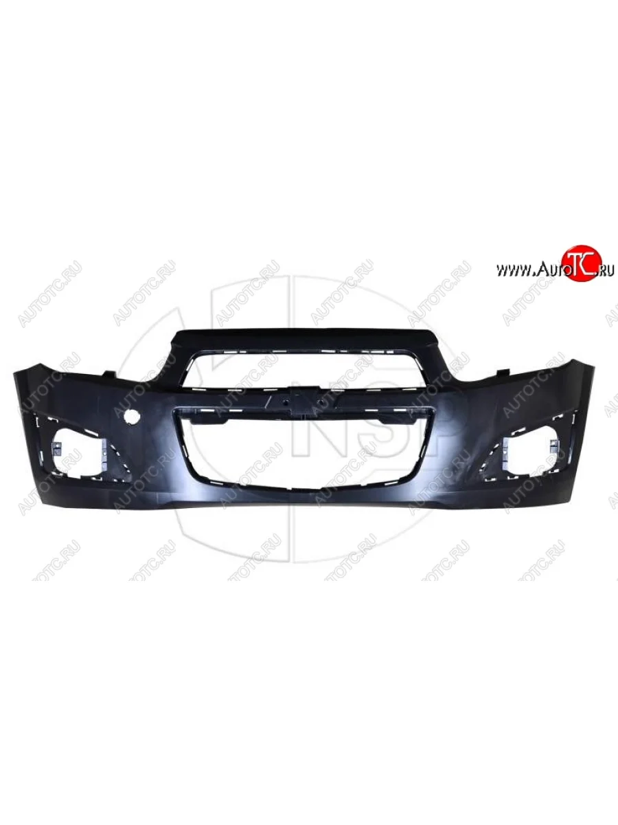 Бампер передний NSP Chevrolet Aveo T300 седан (2011-2015) (Неокрашенный)  в Воронеже Воронежской области