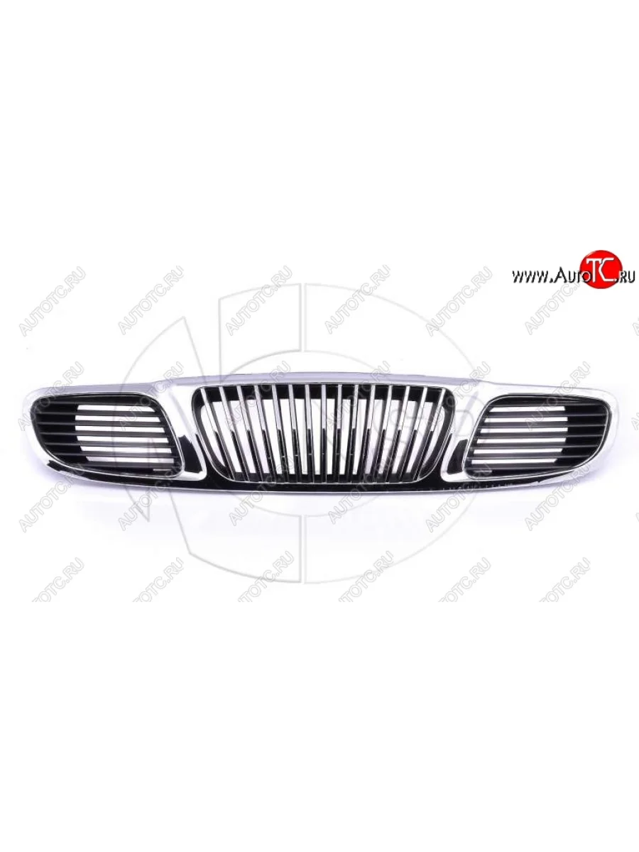 Решетка радиатора NSP (хром). Daewoo Leganza (1997-2008) (Неокрашенная)  в Самаре Самарской области