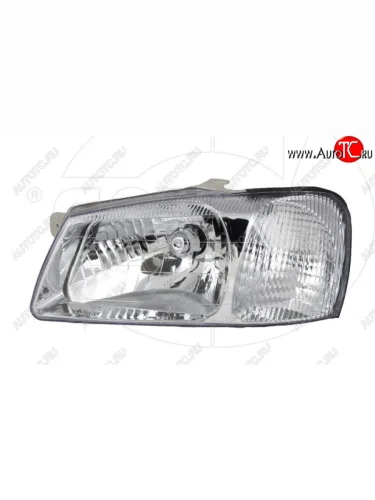 Фара передняя левая под мех. корректор NSP Hyundai Accent 2 LC седан дорестайлинг (ТагАЗ) (1999-2012)