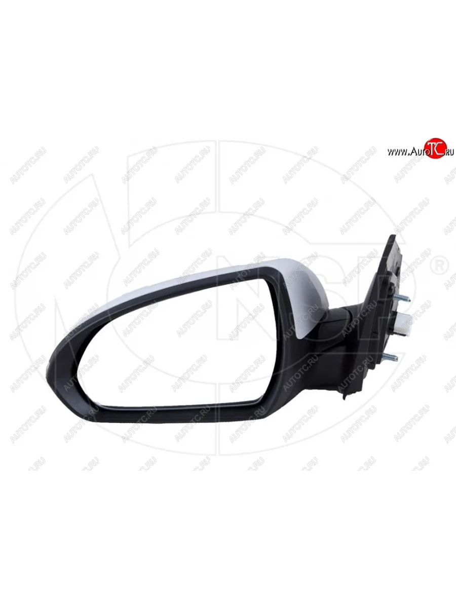Левое зеркало заднего вида (регулировка, обогрев, повторитель) NSP Hyundai Elantra AD дорестайлинг (2016-2019) (Неокрашенное)  в Самаре Самарской области