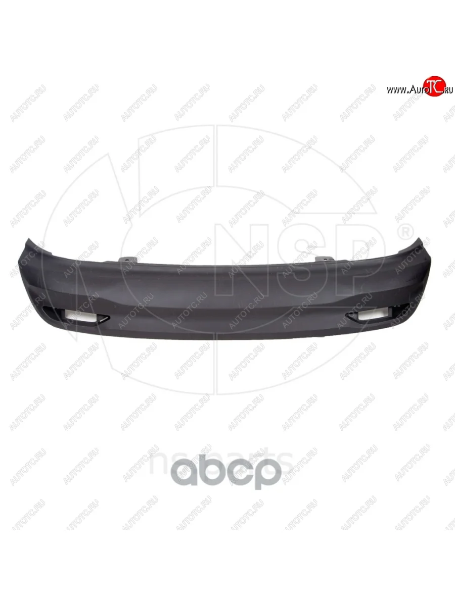 Накладка заднего бампера (юбка) NSP KIA Rio 3 QB дорестайлинг седан (2011-2015) (Неокрашенная)  в Керчи Республика Крым