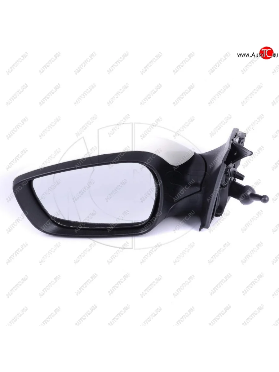 Зеркало заднего вида левое механическое NSP Hyundai Solaris RBr хэтчбэк дорестайлинг (2010-2014) (Неокрашенное)  в Керчи Республика Крым