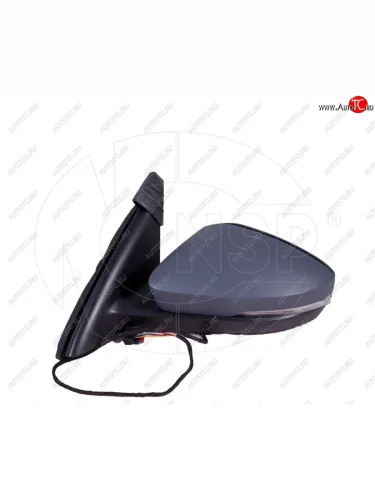 Зеркало заднего вида левое (6 контактов) Skoda Octavia A7 дорестайлинг лифтбэк (2012-2017)