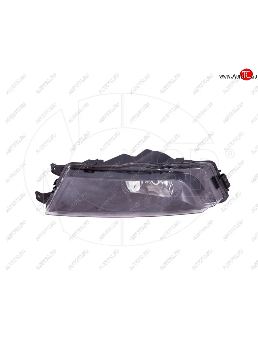 Противотуманная фара NSP (левая, черная) Skoda Octavia A7 дорестайлинг лифтбэк (2012-2017)  с доставкой в г. Керчь