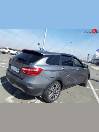 Спойлер VTS Лада ВАЗ Веста SW 2181 универсал дорестайлинг (2017-2022)