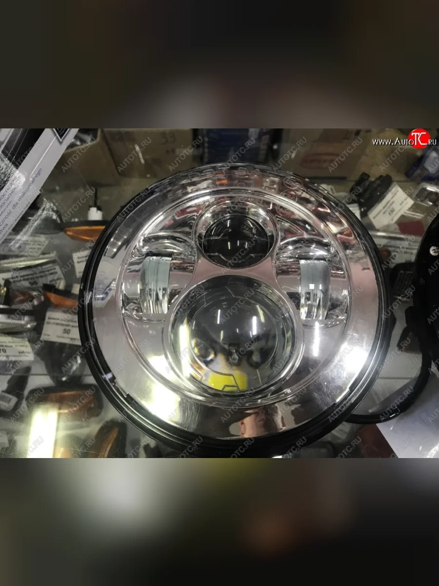 Фары SVS (LED) Лада ВАЗ нива 4х4 2121 (Legend) 3 дв. 2-ой рестайлинг (2021-2025) (Белые)  в Керчи Республика Крым