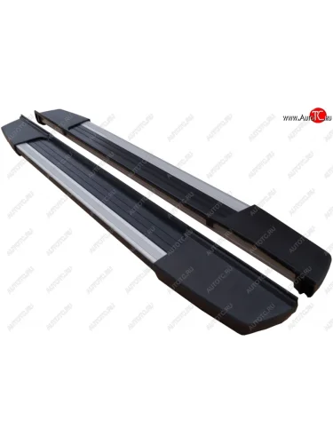 Алюминиевые порожки для ног Элеганс Audi Q5 8R дорестайлинг (2008-2012)