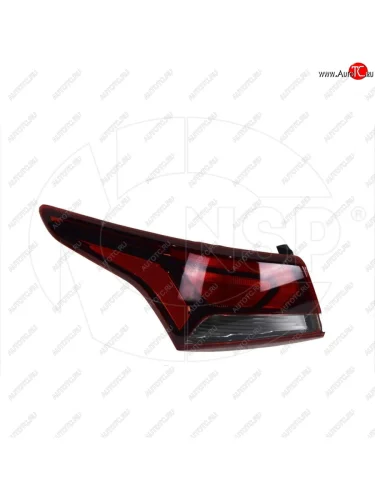 Фонарь задний наружный левый NSP Hyundai Solaris HCR седан дорестайлинг (2017-2020)