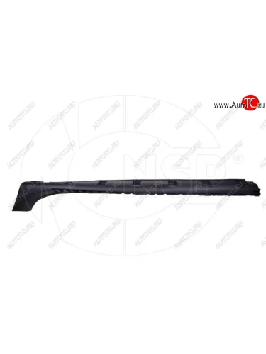 Пластиковый левый порог NSP Renault Duster HS дорестайлинг (2010-2015)